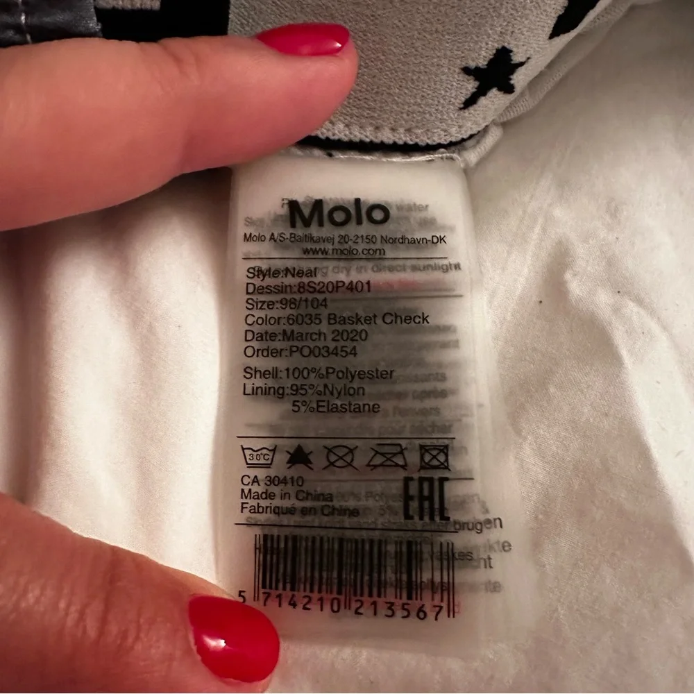 Molo Boy’s Grey Basketball Swim Trunks Shorts Size 3/4 Years